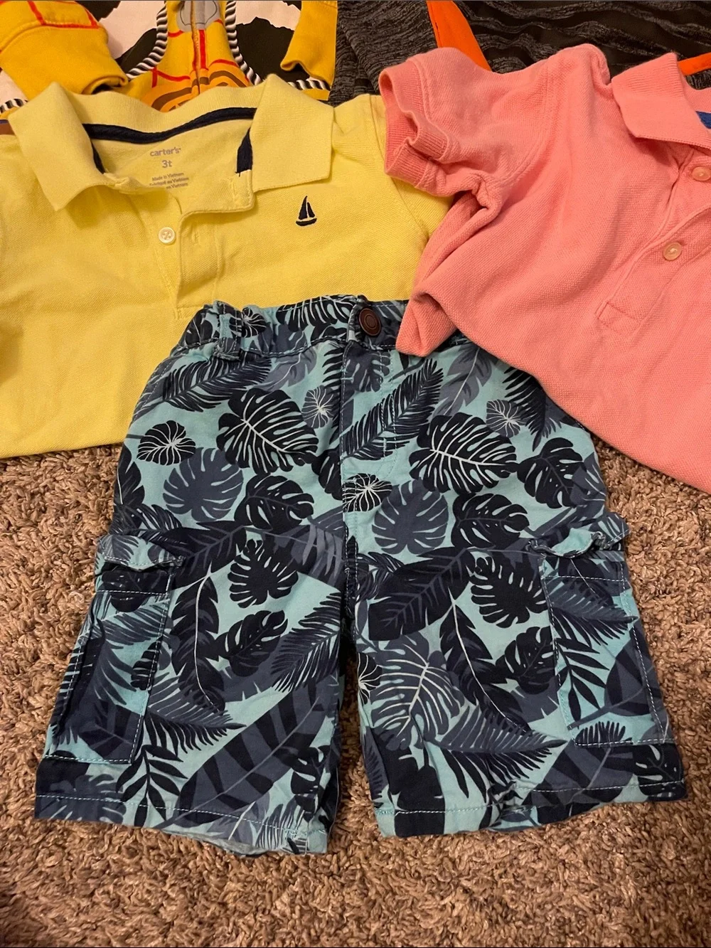 Nike, Toy Story , Carter crews and shorts 3t boys bundle